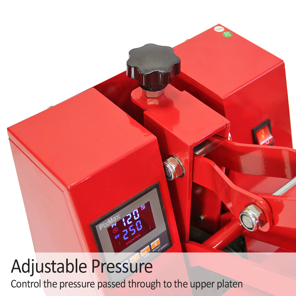 PixMax 38cm Clam Heat Press, Vinyl Cutter, Printer, Weeding Pack