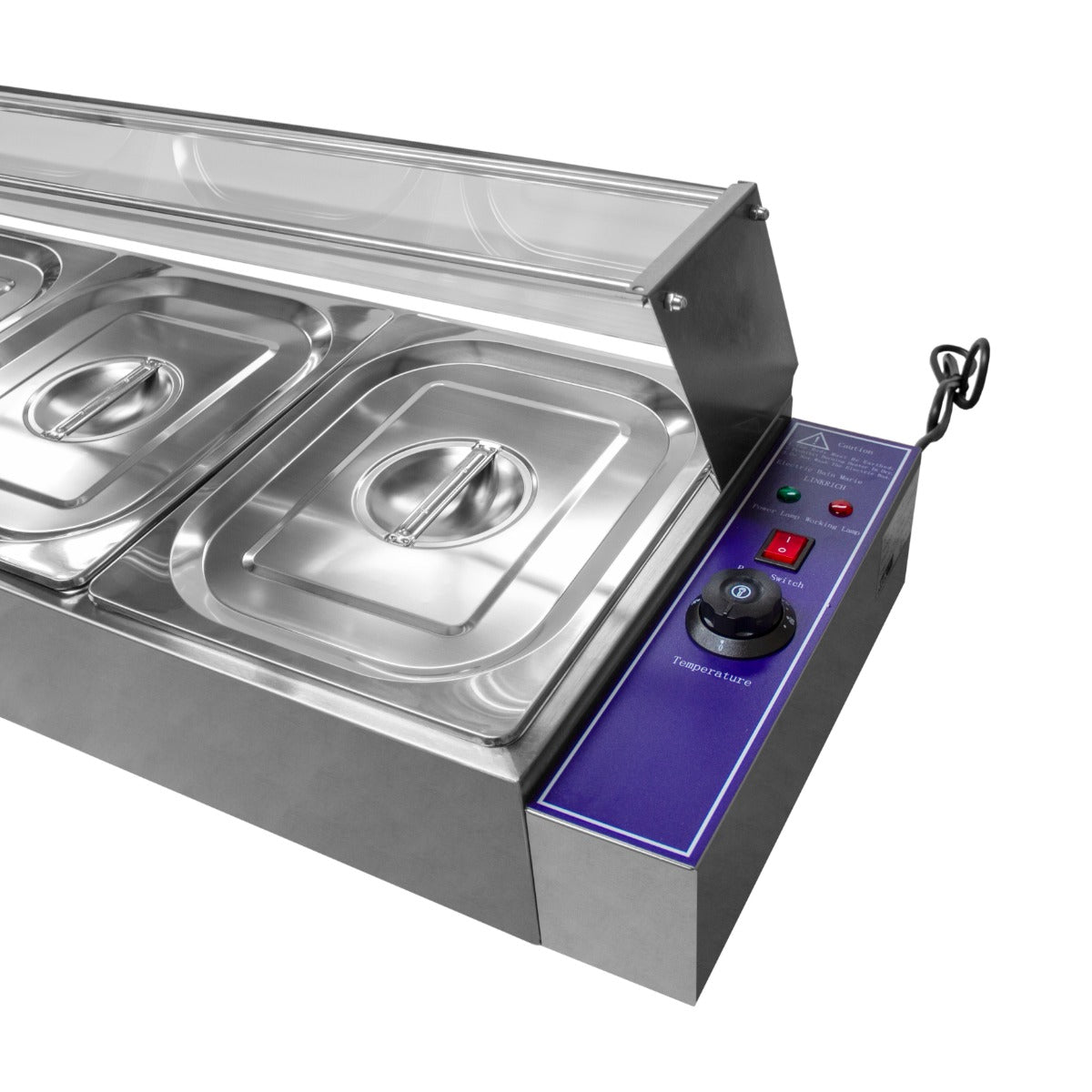 KuKoo 5 Pan Wet Well Bain Marie