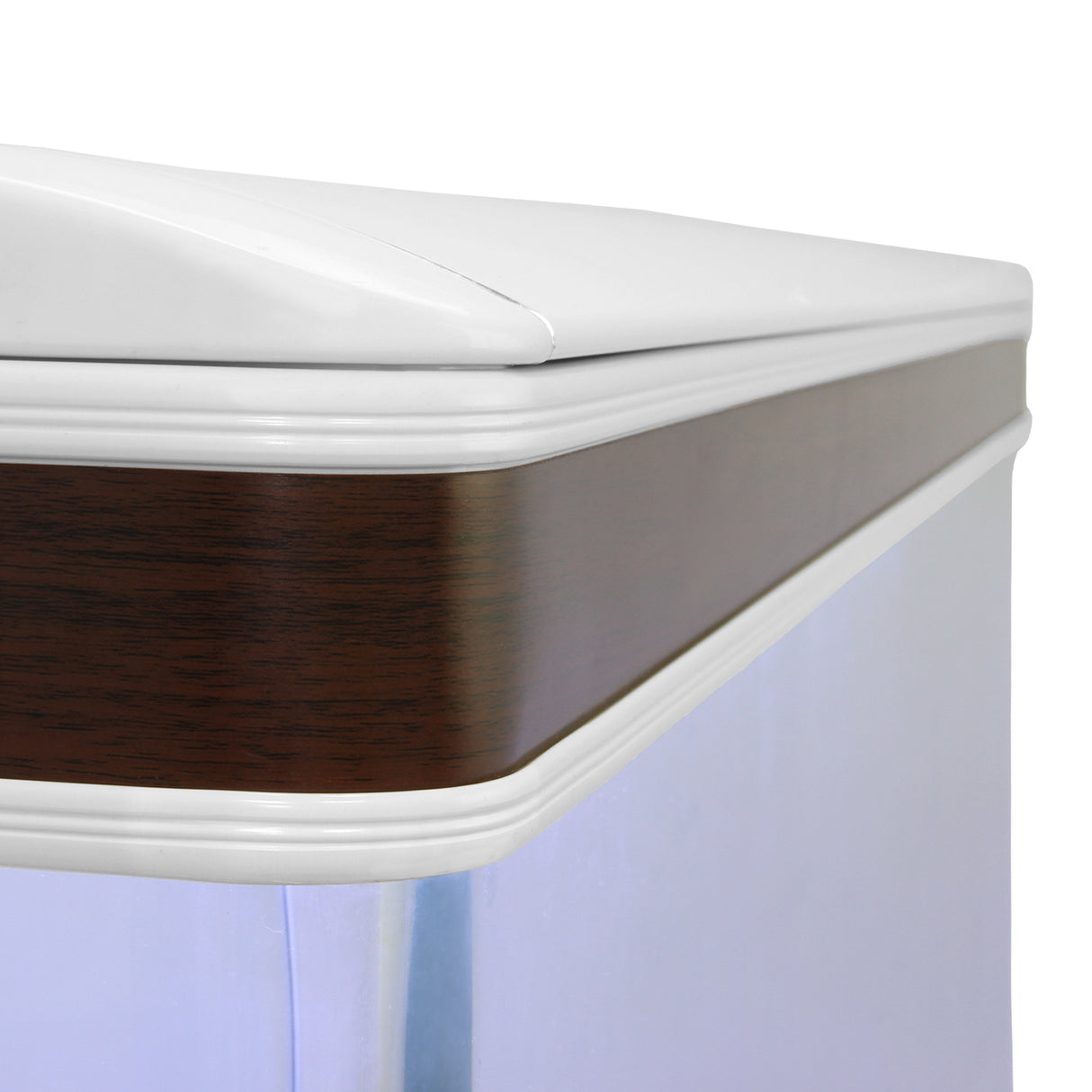 Aquarium Fish Tank & Cabinet - White - EU Plug