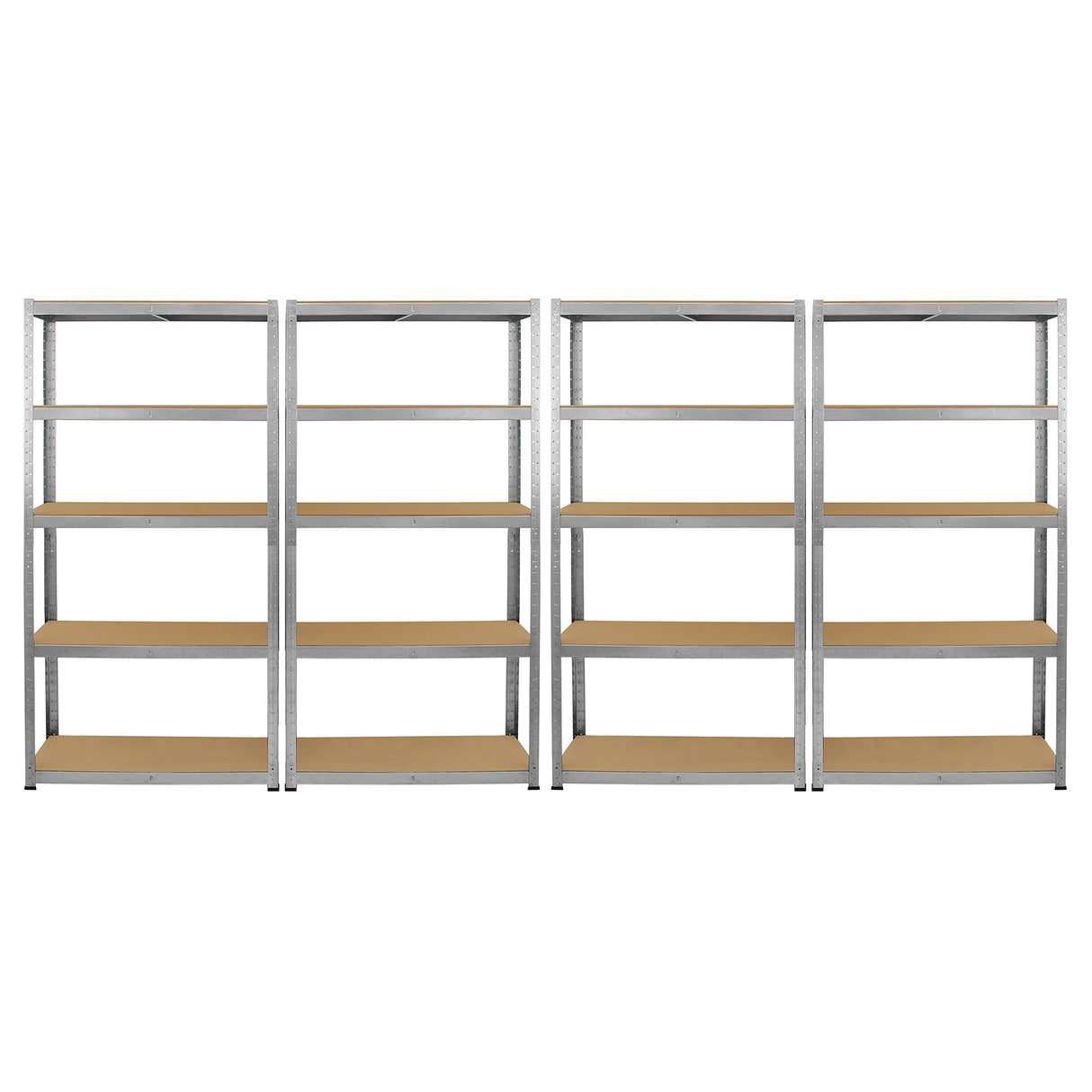 Galwix 90cm Racking Bundle: Corner Shelving and 4 Garage Racking Bays