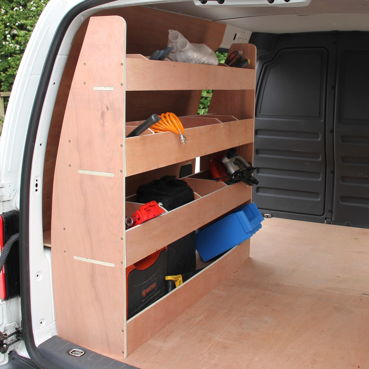 11sqm Black Van Lining & Citroen Berlingo Racking Unit