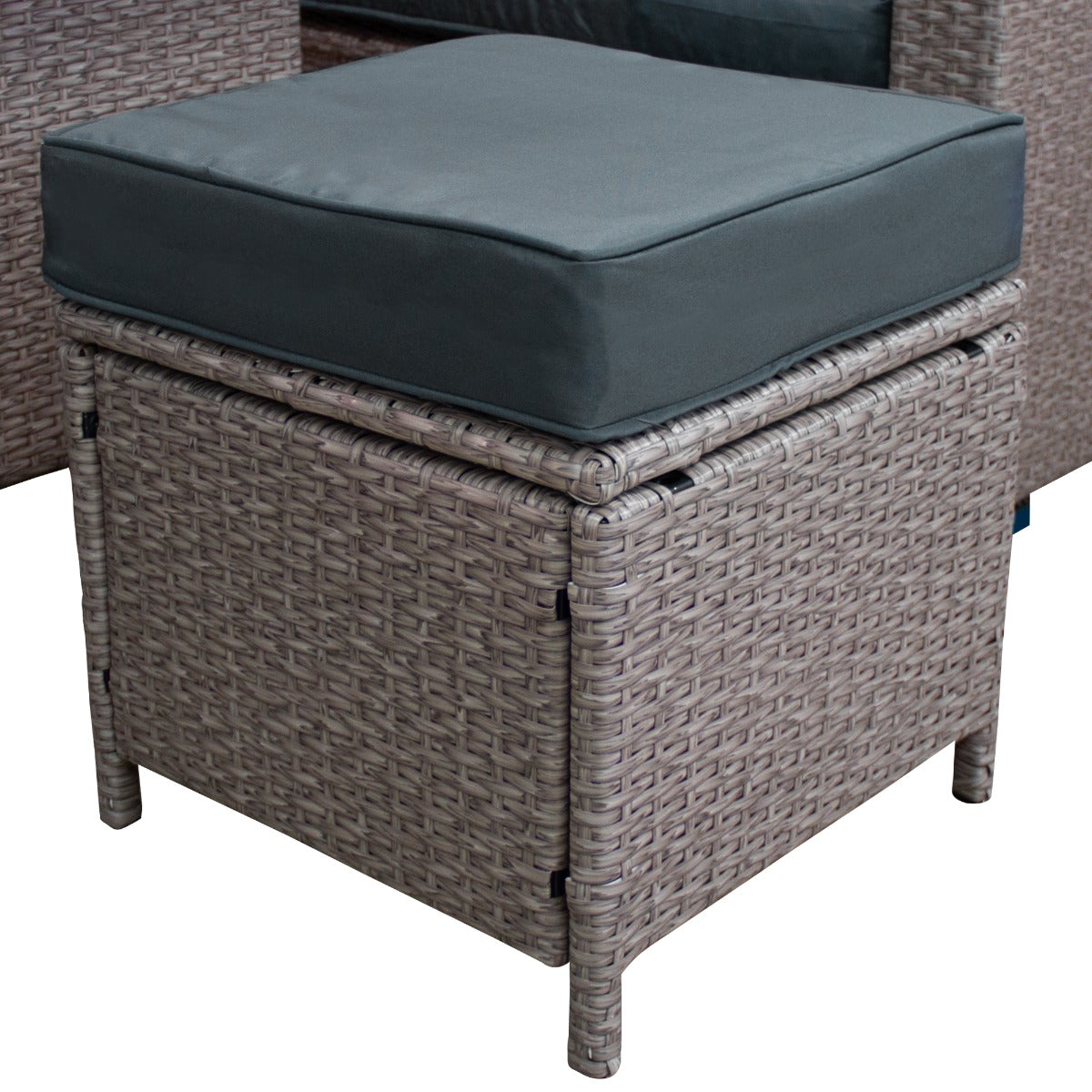 Rattan Corner Set - Grey