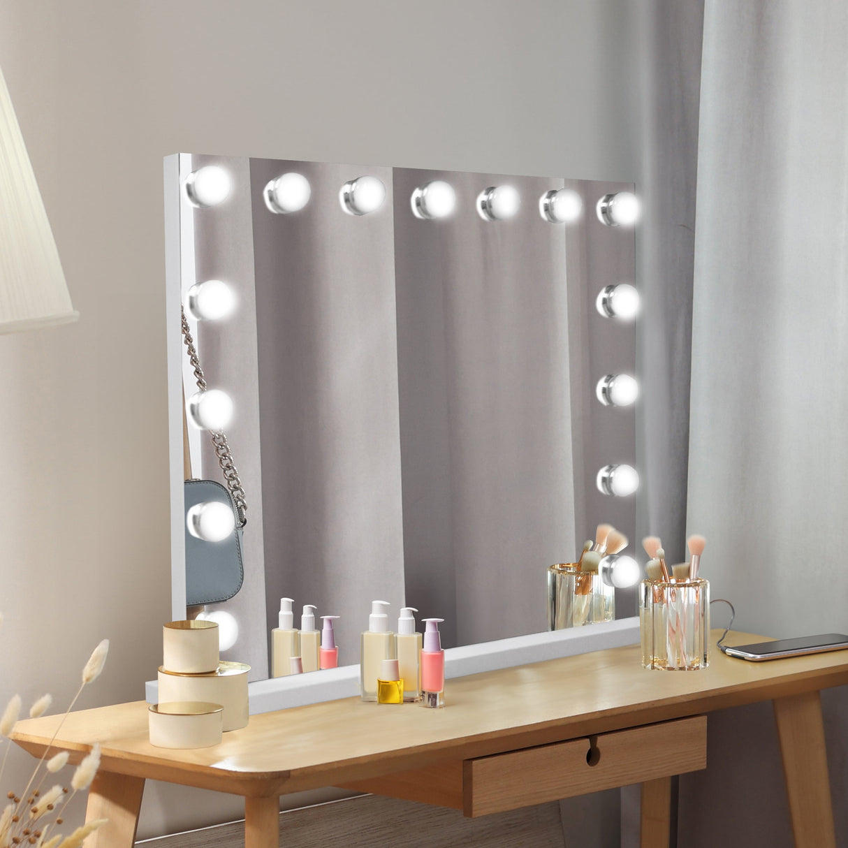 LED Bluetooth Mirror - 58 x 46cm