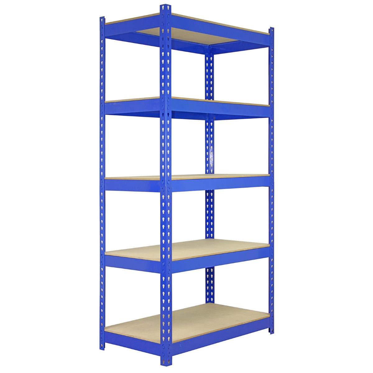 2 x T-RAX Blue Metal Racking Units 75cm x 150cm x 30cm