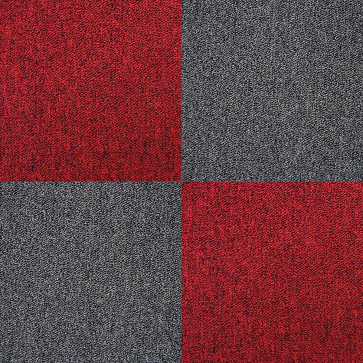 20 x Carpet Tiles 5m2 / Scarlet Red