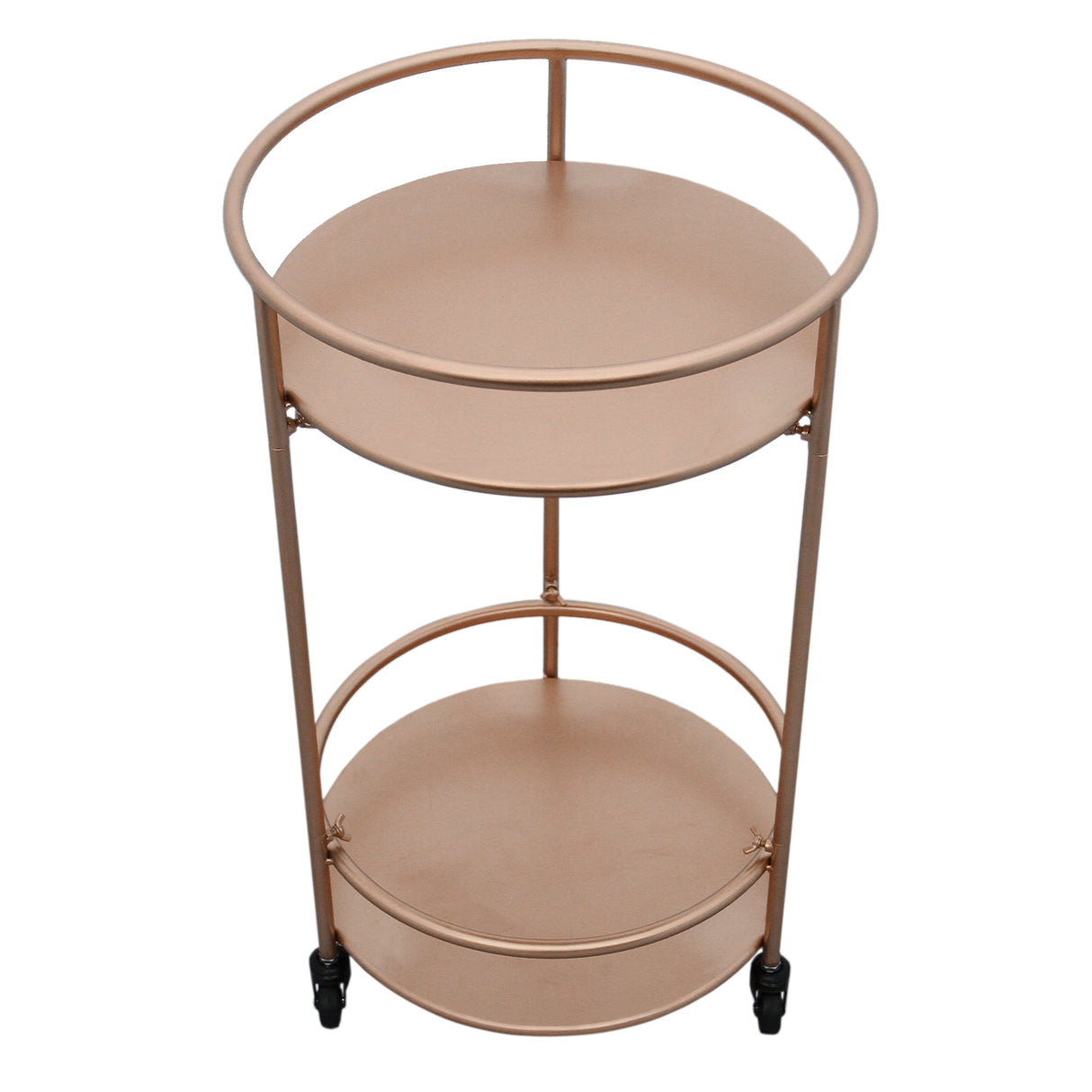 Rose Gold Drinks Trolley Bar Cart - Small