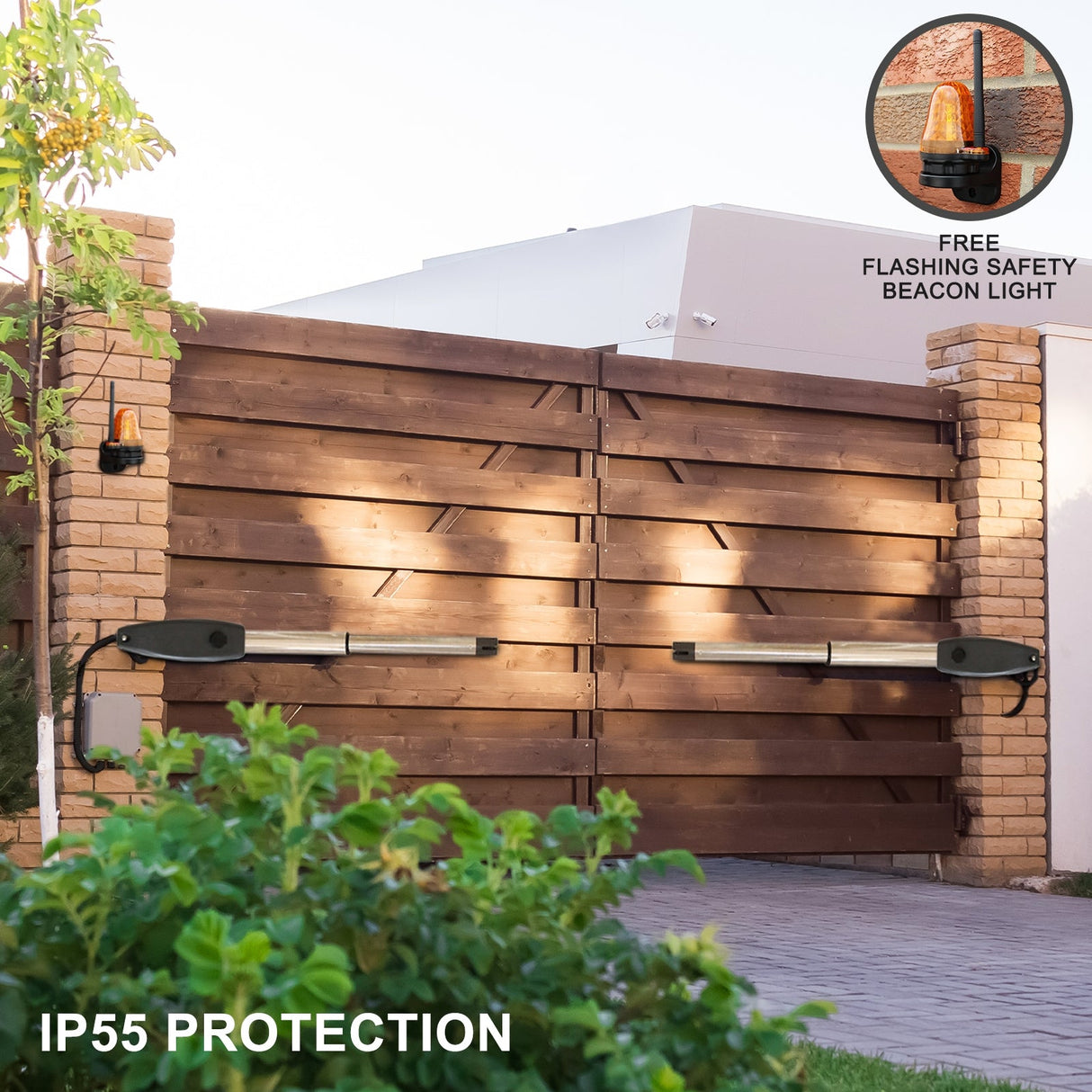 Electric Swing Gate Opener Set