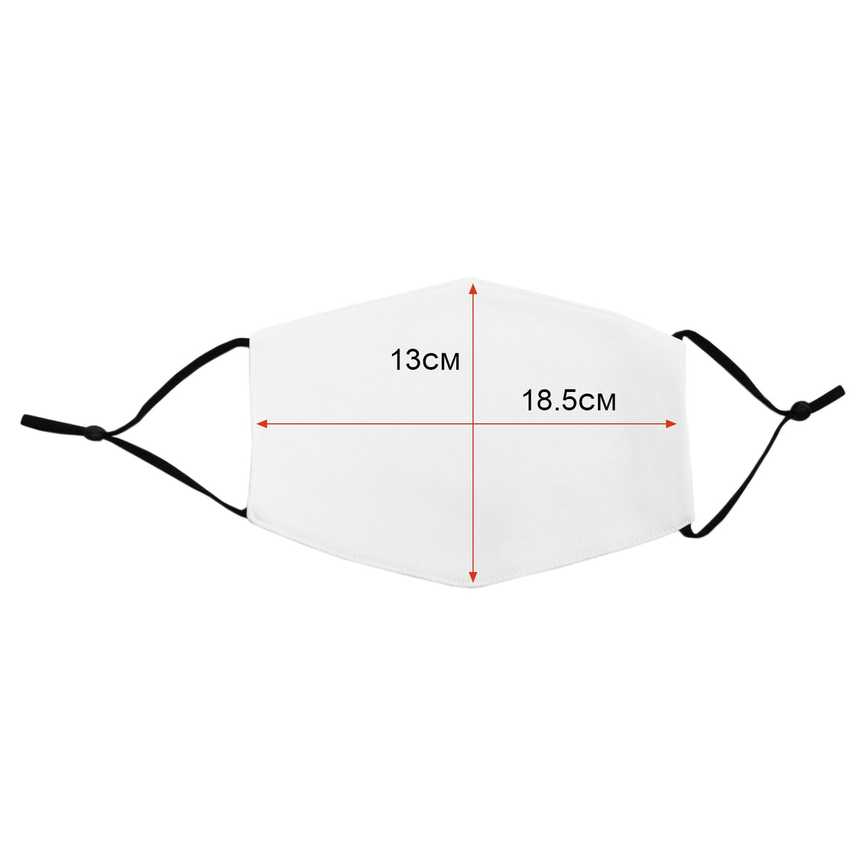 Large Face Masks Sublimation Blanks / 50 Pack