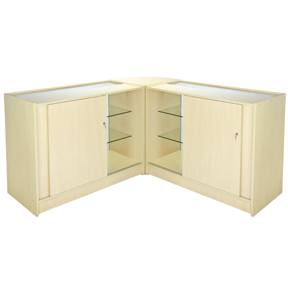 Pulsar Maple Shop Counter & Retail Display Set