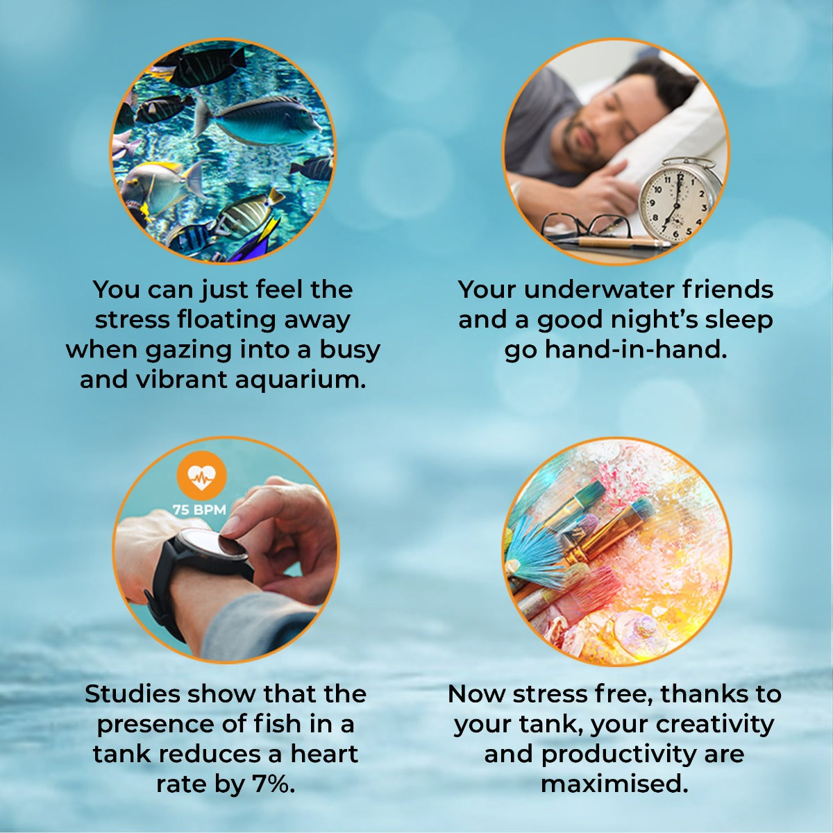 Aquarium Fish Tank & Cabinet - White