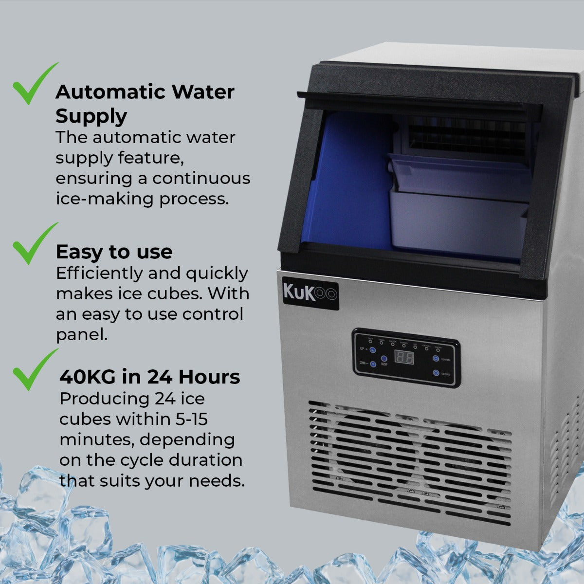 KuKoo Commercial Ice Machine