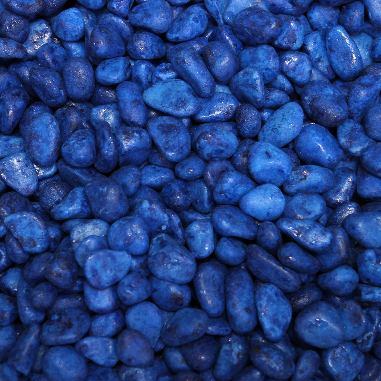 Aquarium Fish Tank & Cabinet with Complete Starter Kit - White Tank & Blue Gravel