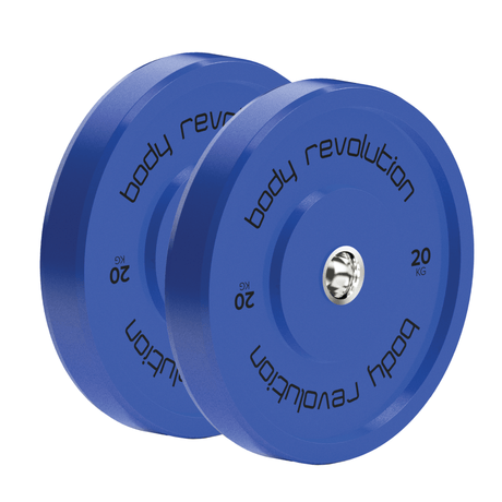 Body Revolution Olympic Bumper Plates (Colour) - Body Revolution
