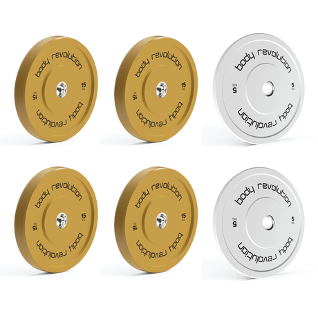 Body Revolution Olympic Bumper Plates (Colour) - Body Revolution