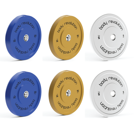 Body Revolution Olympic Bumper Plates (Colour) - Body Revolution