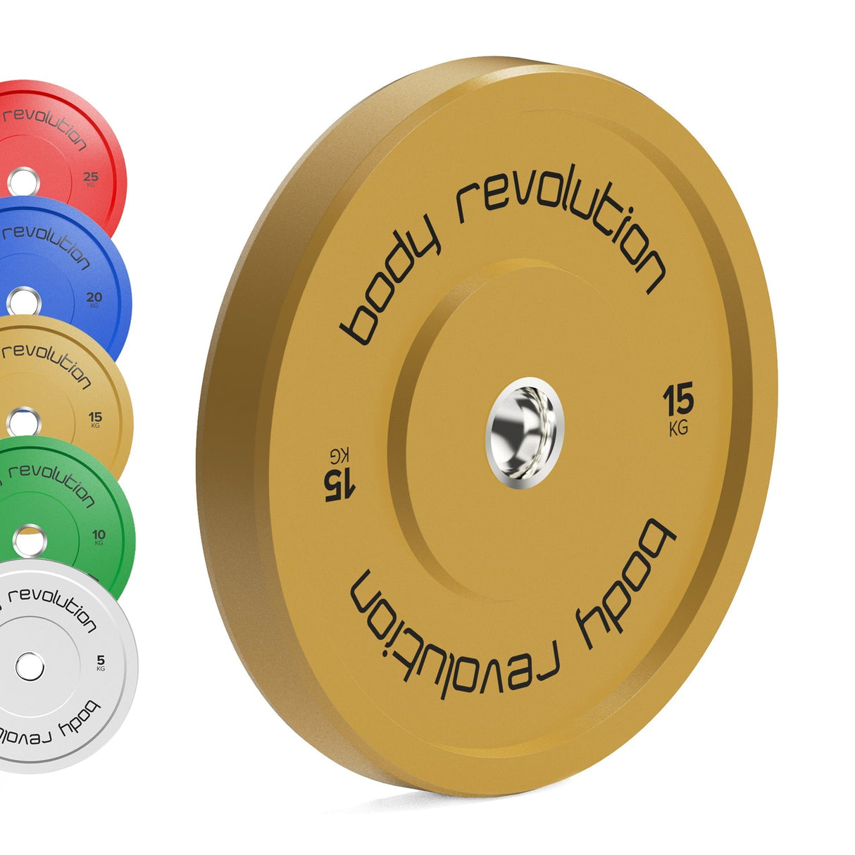 Body Revolution Olympic Bumper Plates (Colour) - Body Revolution