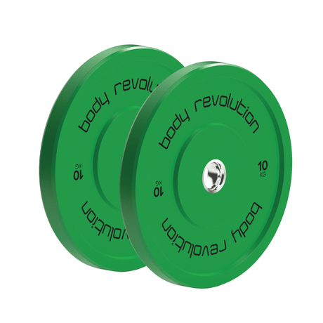 Body Revolution Olympic Bumper Plates (Colour) - Body Revolution