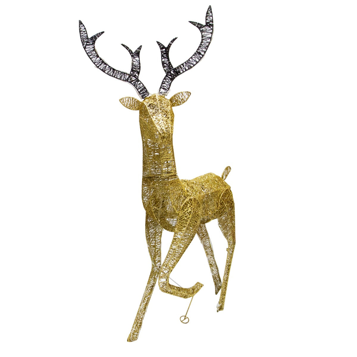 Light up Reindeer Gold Stag & Doe Set