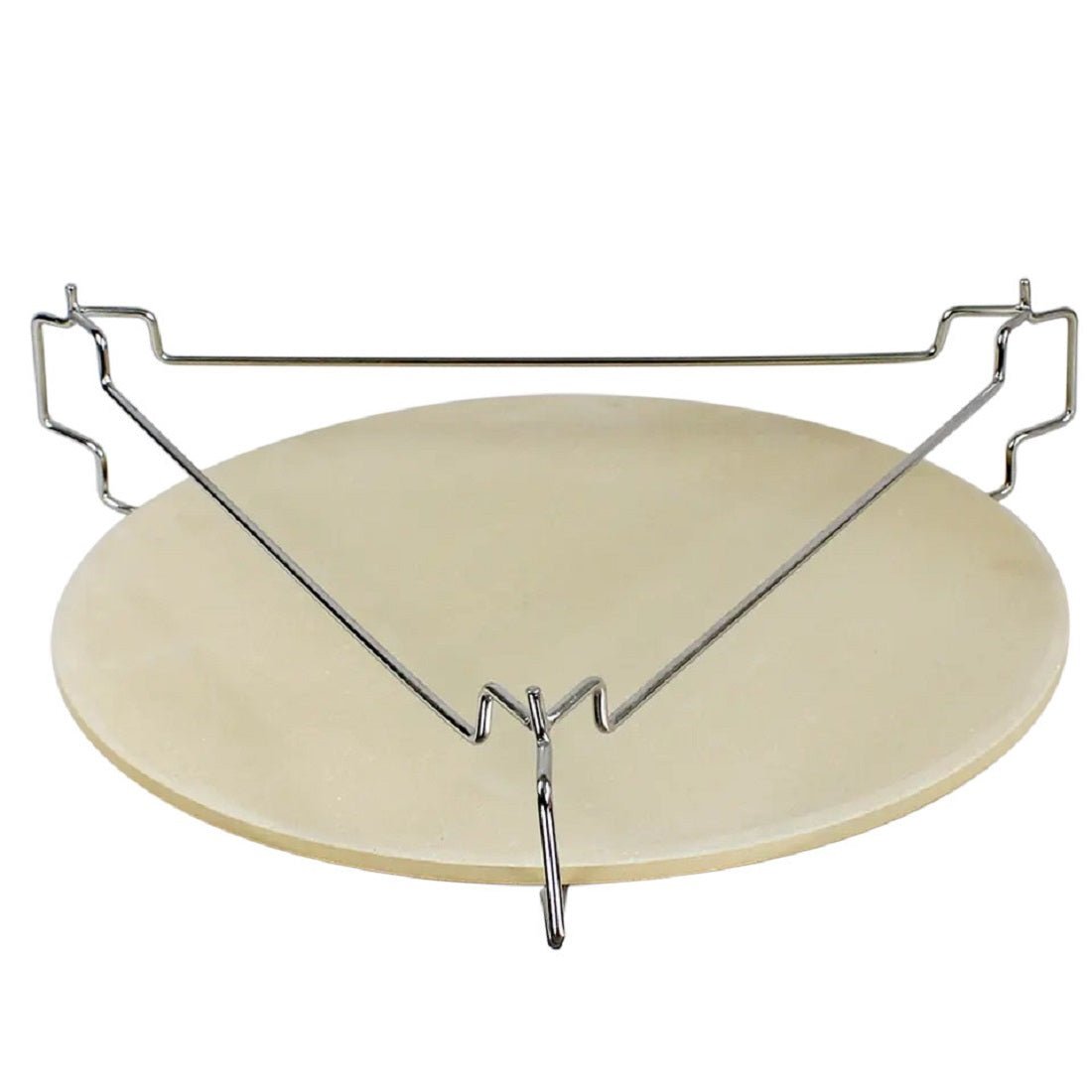 Fresh Grills 3 in 1 Pizza Stone, Elevator and Heat Deflector for Kamado BBQ Ovens - Fresh Grills