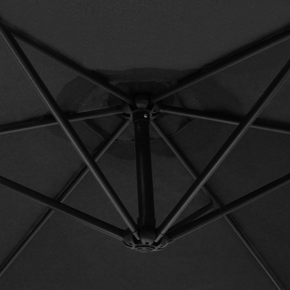 Black Cantilever Parasol
