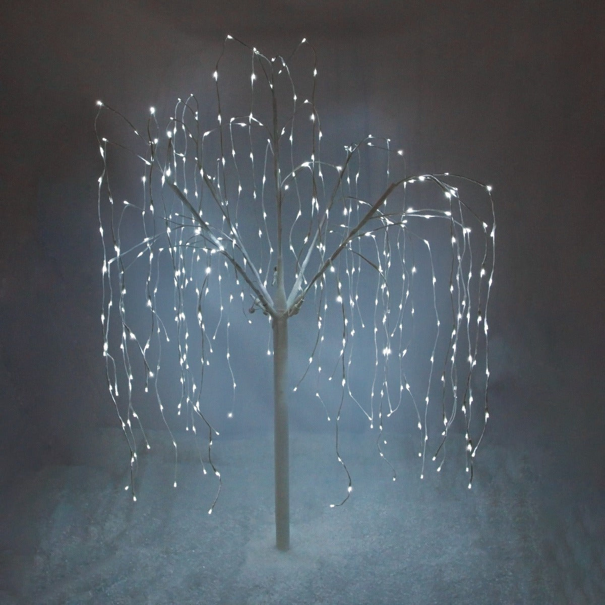 Weeping Willow Tree - 180cm White 400 Cool White LED