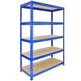 10 x Q-Rax Blue Metal Racking Units 120 x 50 x 180cm