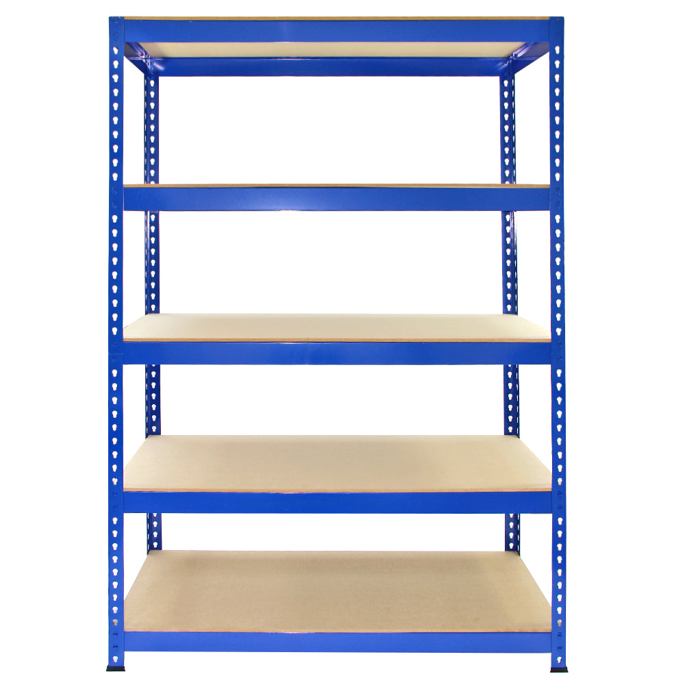 10 x Q-Rax Blue Metal Racking Units 120 x 50 x 180cm