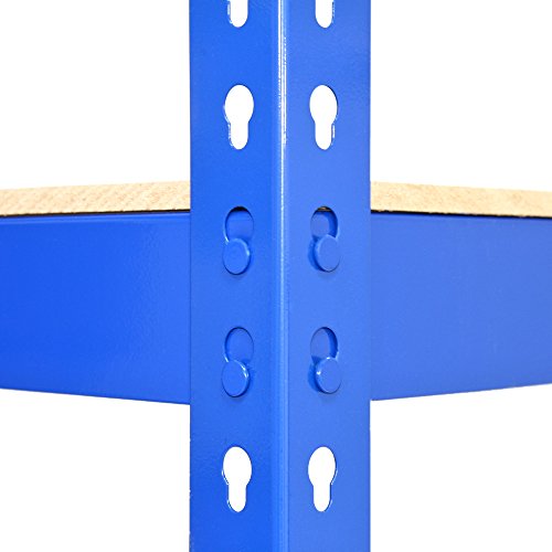 10 x T-RAX Blue Metal Racking Units 120cm x 45cm x 180cm