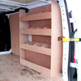 11sqm Silver Grey Van Lining & Ford Transit Custom SWB Van Racking Unit