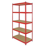 4 x Z-Rax Metal Racking Units Red 90cm & Free Mallet