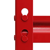 4 x Z-Rax Metal Racking Units Red 90cm & Free Mallet