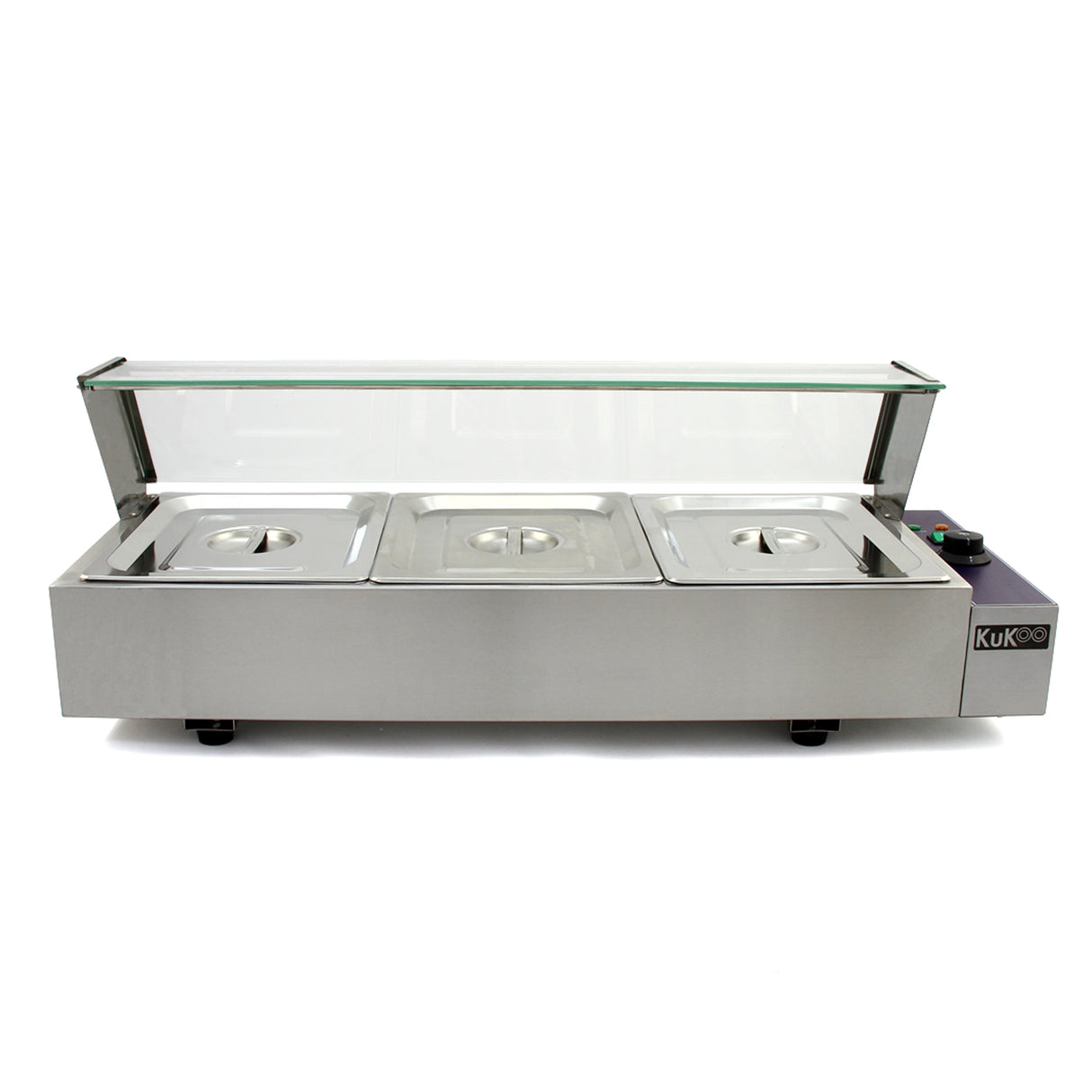 KuKoo 3 Pan Wet Well Bain Marie