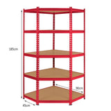 Z-Rax 90cm Corner Racking Bundle: Corner Shelving & 4 Garage Racking Bays