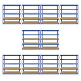 Monster Racking T-Rax 10 x Extra Wide Storage Shelves, Blue, 160cm W, 60cm D