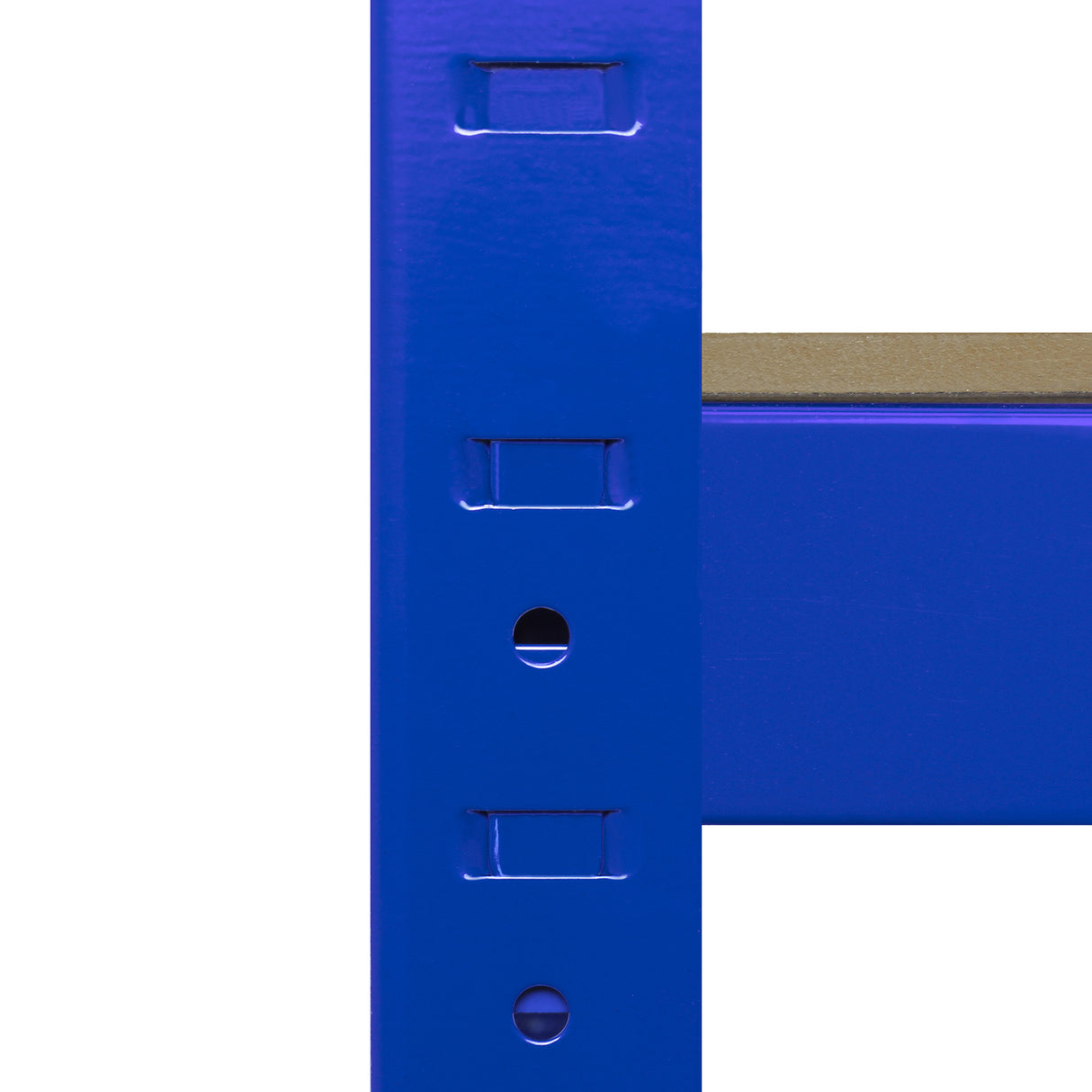 Monster Racking T-Rax 3 x Extra Wide Storage Shelves, Blue, 160cm W, 60cm D