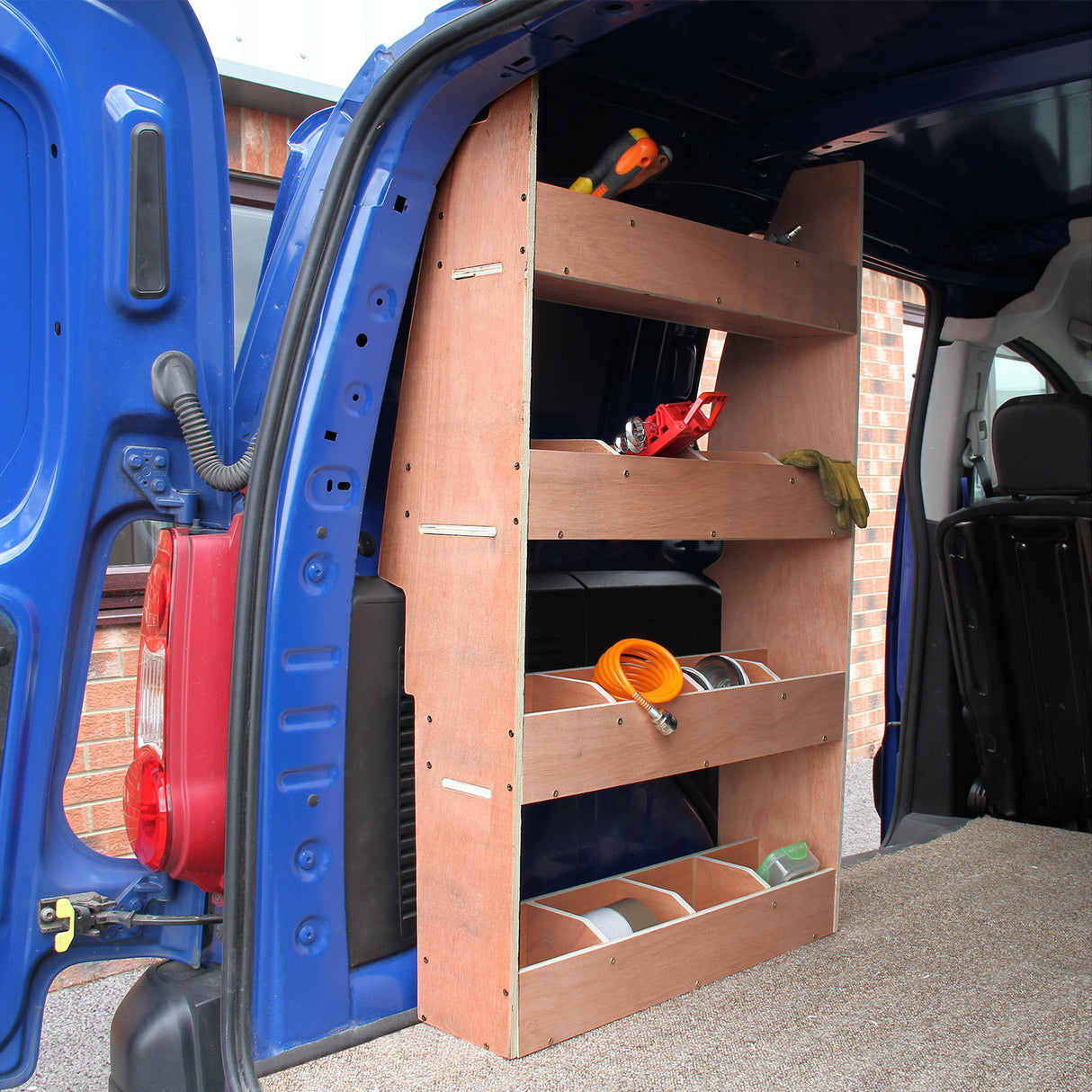 Peugeot Partner SWB Van Storage Plywood Shelves