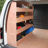 11sqm Silver Van Lining & VW Caddy Racking Unit