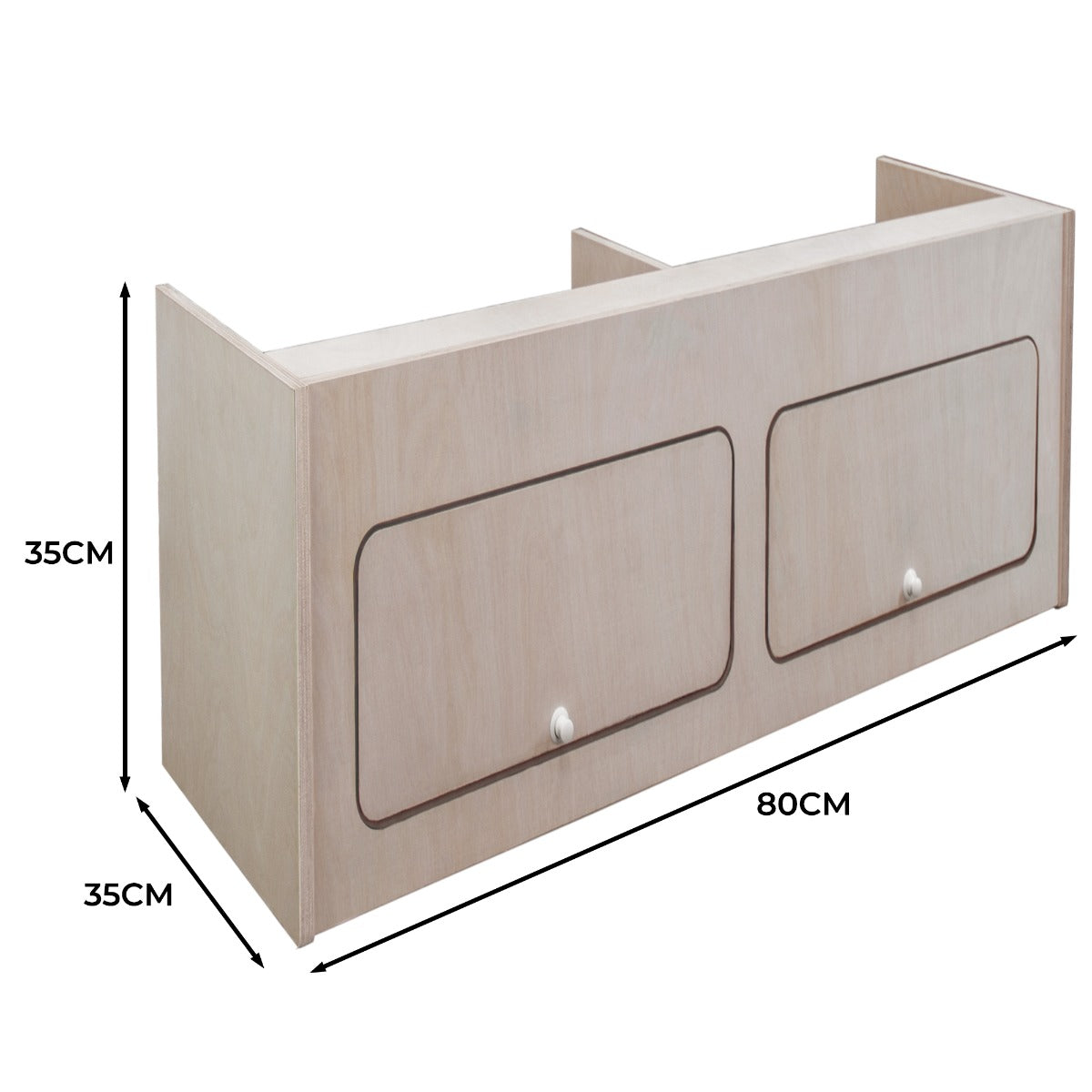 Overhead Camper Cabinet – 80cm x 35cm x 35cm