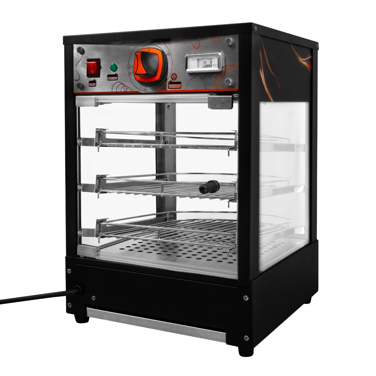 Commercial Food Warmer Glass Pizza Display