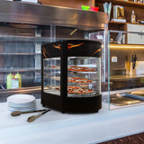 Commercial Food Warmer Glass Pizza Display