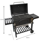 XXL BBQ Smoker Grill & Union Jack Bunting