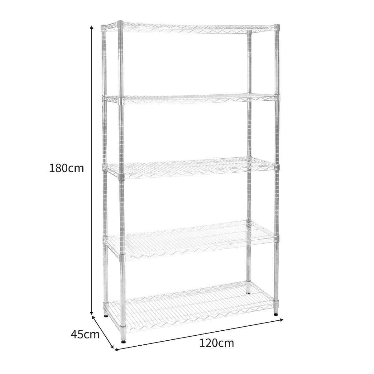 KuKoo Wire Racking - 45cm x 120cm x 180cm