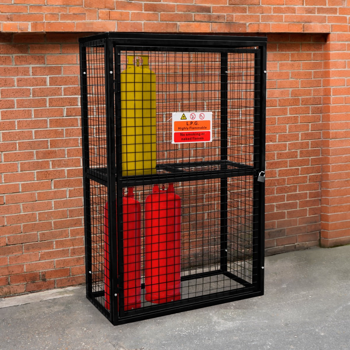 Gas Bottle Collapsible Mesh Cage – 184 x 116 x 57cm