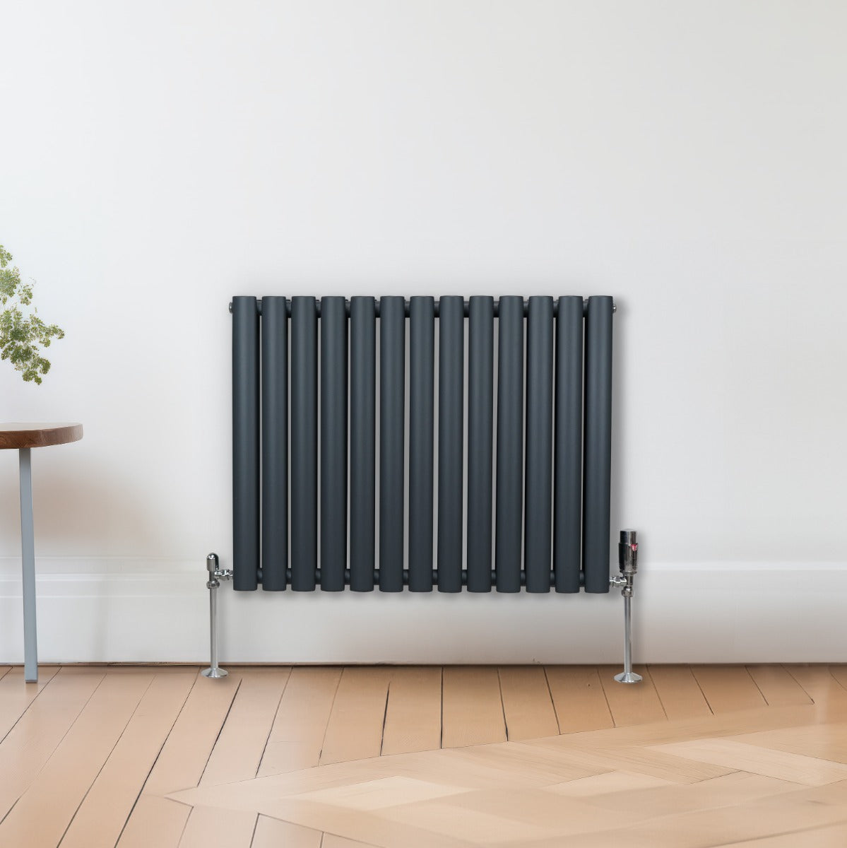 Oval Column Radiator – 600mm x 780mm – Anthracite Grey