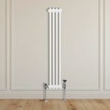 Traditional 3 Column Radiator - 1500 x 202mm - White