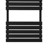 Flat Panel Towel Radiator – 1200mm x 500mm – Black