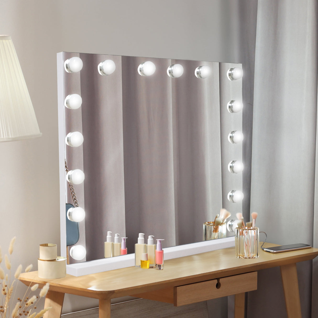 LED Bluetooth Mirror - 80 x 60cm