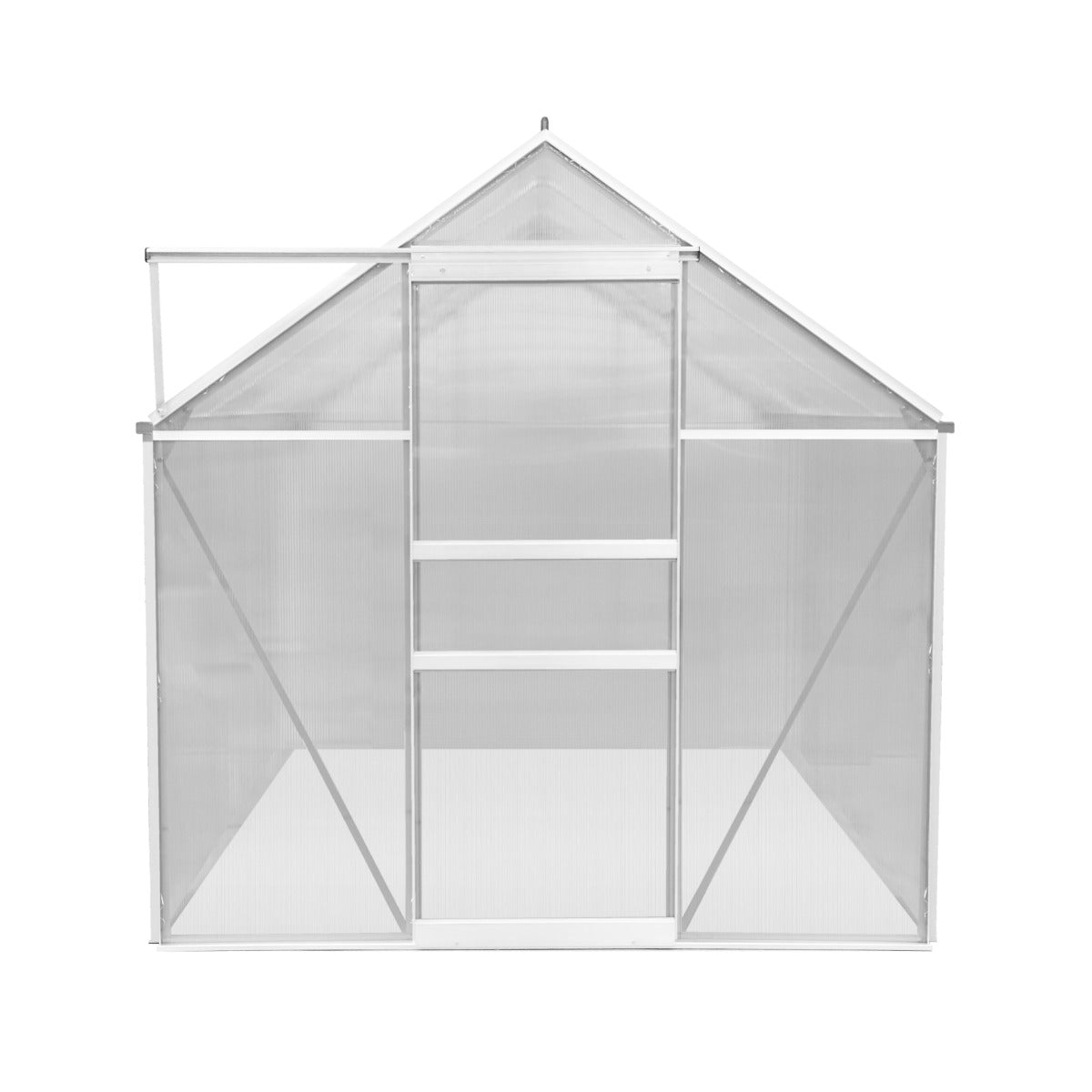 Polycarbonate Greenhouse 6ft x 6ft – Silver