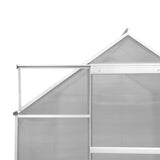 Polycarbonate Greenhouse 6ft x 6ft – Silver