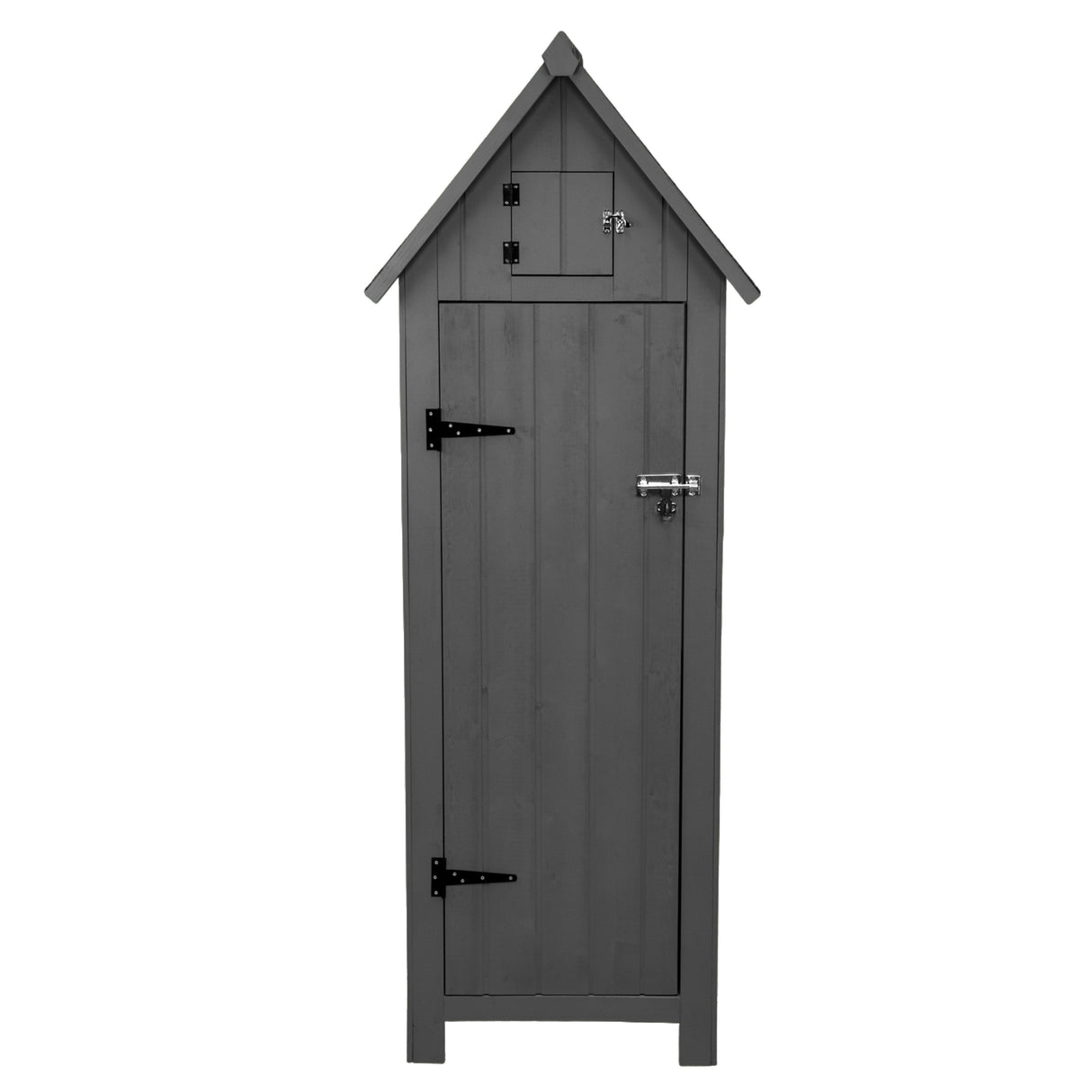 Wooden Garden Shed - Grey